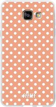 Samsung Galaxy A5 (2016) Hoesje Transparant TPU Case - Peachy Dots #ffffff