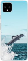Google Pixel 4 XL Hoesje Transparant TPU Case - Dolphin #ffffff
