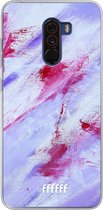 Xiaomi Pocophone F1 Hoesje Transparant TPU Case - Abstract Pinks #ffffff