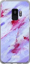 Samsung Galaxy S9 Hoesje Transparant TPU Case - Abstract Pinks #ffffff