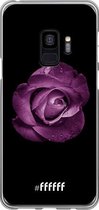 Samsung Galaxy S9 Hoesje Transparant TPU Case - Purple Rose #ffffff