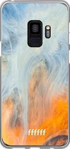 Samsung Galaxy S9 Hoesje Transparant TPU Case - Fire Against Water #ffffff