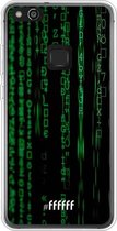Huawei P10 Lite Hoesje Transparant TPU Case - Hacking The Matrix #ffffff