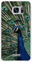 Samsung Galaxy S7 Hoesje Transparant TPU Case - Peacock #ffffff