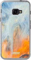 Samsung Galaxy Xcover 4 Hoesje Transparant TPU Case - Fire Against Water #ffffff