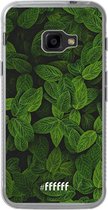 Samsung Galaxy Xcover 4 Hoesje Transparant TPU Case - Jungle Greens #ffffff
