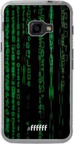Samsung Galaxy Xcover 4 Hoesje Transparant TPU Case - Hacking The Matrix #ffffff