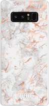 Samsung Galaxy Note 8 Hoesje Transparant TPU Case - Peachy Marble #ffffff