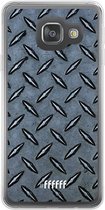 Samsung Galaxy A3 (2016) Hoesje Transparant TPU Case - Diamond Plate #ffffff