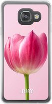 Samsung Galaxy A3 (2016) Hoesje Transparant TPU Case - Pink Tulip #ffffff