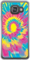 Samsung Galaxy A3 (2016) Hoesje Transparant TPU Case - Psychedelic Tie Dye #ffffff