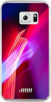 Samsung Galaxy S6 Edge Hoesje Transparant TPU Case - Light Show #ffffff