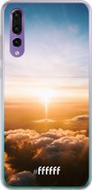 Huawei P30 Hoesje Transparant TPU Case - Cloud Sunset #ffffff
