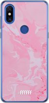 Xiaomi Mi Mix 3 Hoesje Transparant TPU Case - Pink Sync #ffffff