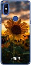 Xiaomi Mi Mix 3 Hoesje Transparant TPU Case - Sunset Sunflower #ffffff