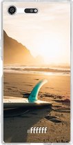 Sony Xperia XZ Premium Hoesje Transparant TPU Case - Sunset Surf #ffffff