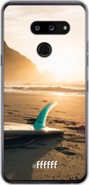 LG G8 ThinQ Hoesje Transparant TPU Case - Sunset Surf #ffffff