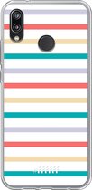 Huawei P20 Lite (2018) Hoesje Transparant TPU Case - Pastel Tracks #ffffff