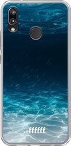 Huawei P20 Lite (2018) Hoesje Transparant TPU Case - Lets go Diving #ffffff