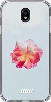 Samsung Galaxy J7 (2017) Hoesje Transparant TPU Case - Rouge Floweret #ffffff
