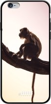 iPhone 6 Hoesje TPU Case - Macaque #ffffff