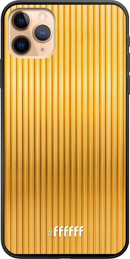 Iphone 11 Pro Max Hoesje Tpu Case Bold Gold Ffffff Bol Com