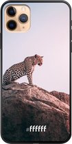 iPhone 11 Pro Max Hoesje TPU Case - Leopard #ffffff