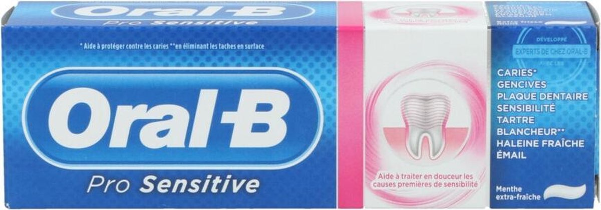 6x Oral-B Tandpasta Pro Sensitive 75 ml