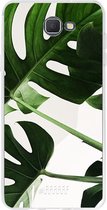 Samsung Galaxy J5 Prime (2017) Hoesje Transparant TPU Case - Tropical Plants #ffffff
