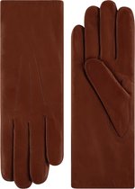 Leren handschoenen dames model Aberdeen Color: Cognac, Size: 8.5