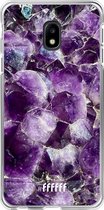 Samsung Galaxy J3 (2017) Hoesje Transparant TPU Case - Purple Geode #ffffff