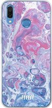 Honor Play Hoesje Transparant TPU Case - Liquid Amethyst #ffffff