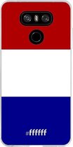 LG G6 Hoesje Transparant TPU Case - Nederlandse vlag #ffffff