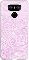 LG G6 Hoesje Transparant TPU Case - Pink Slink #ffffff