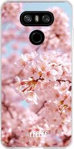 LG G6 Hoesje Transparant TPU Case - Cherry Blossom #ffffff