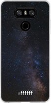 LG G6 Hoesje Transparant TPU Case - Dark Space #ffffff