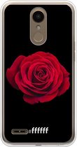LG K10 (2018) Hoesje Transparant TPU Case - Radiant Rose #ffffff