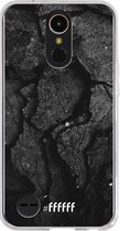 LG K10 (2017) Hoesje Transparant TPU Case - Dark Rock Formation #ffffff