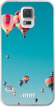 Samsung Galaxy S5 Hoesje Transparant TPU Case - Air Balloons #ffffff