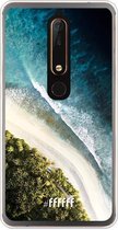 Nokia 6 (2018) Hoesje Transparant TPU Case - La Isla #ffffff