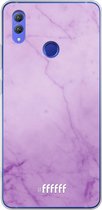 Honor Note 10 Hoesje Transparant TPU Case - Lilac Marble #ffffff