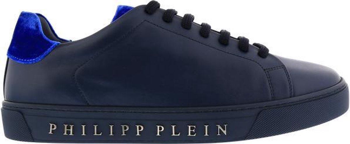 Philipp Plein Lo-top Sneaker Iconic Heren maat 44 Blauw - Schoenen.nl