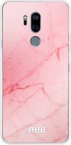 LG G7 ThinQ Hoesje Transparant TPU Case - Coral Marble #ffffff