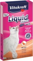 Vitakraft Cat Liquid Eend - Kattensnack - 6 st