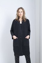 Loop.a life Duurzaam Vest Every Day Cardigan Dames - Antraciet - Maat L