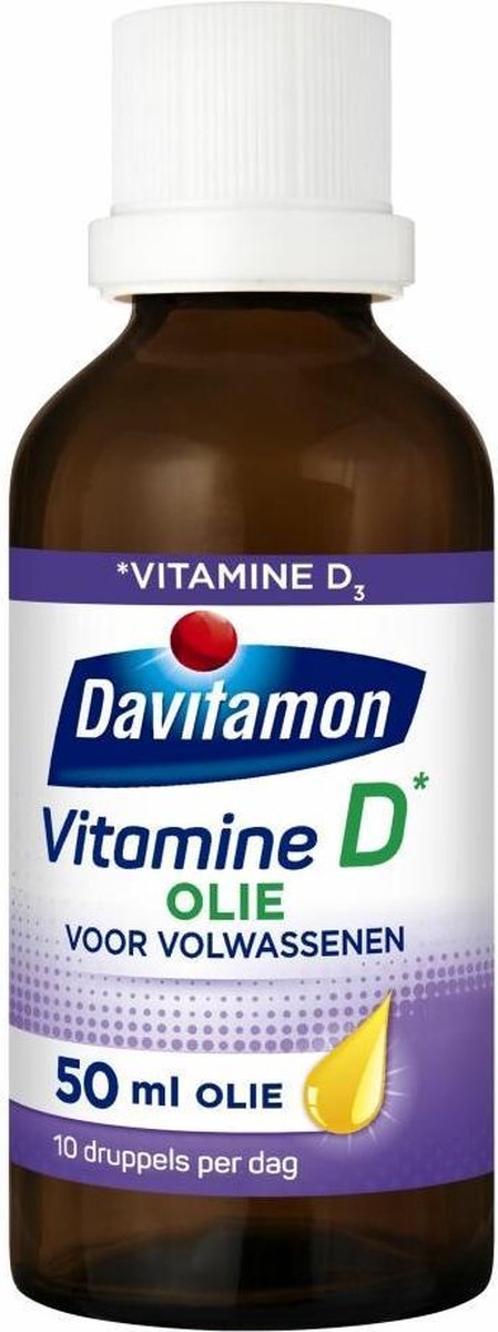 Davitamon Vitamine D olie - Vitamine D3 voor volwassen - 50ml