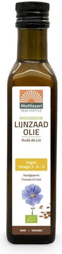 Mattisson - Biologische Lijnzaadolie - 250 ml