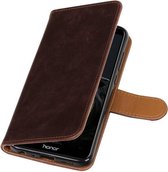 Wicked Narwal | Premium PU Leder bookstyle / book case/ wallet case voor Huawei P Smart Mocca