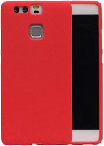 Wicked Narwal | Sand Look TPU Hoesje voor Huawei P9 Rood