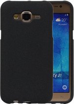 Wicked Narwal | Sand Look TPU Hoesje voor Samsung galaxy j7 2015 J700F Zwart